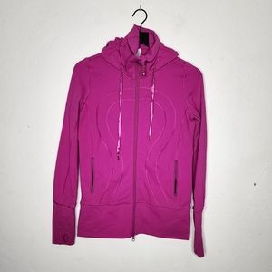 Lululemon Scuba Pink Zip Up Hoodie Size 6